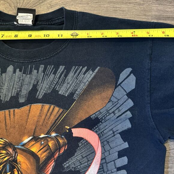 Gambit Shirt VTG Marvel Comics Mad Engine All Over Print X-Men Y2K Rare Sz Small - Picture 5 of 9
